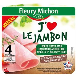 Fleury Michon 4 Tr Jambon Sup Sc J'Aime Fm.