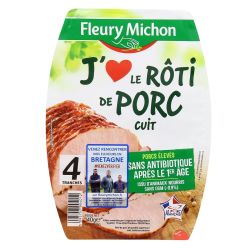 Fleury Michon 4Tr Roti Porc Cuit J'Aime Fm.