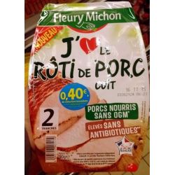 Fleury Michon 2 Tr Roti Porc Cuit J Aime Fm.