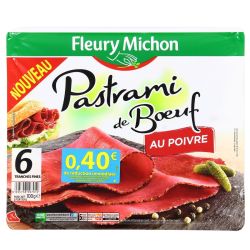 Fleury Michon Fm Pastrami Boeuf Poi 6Tr 100G