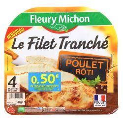 Fleury Michon Fm Flt Tranc Plet Roti 4T 150G