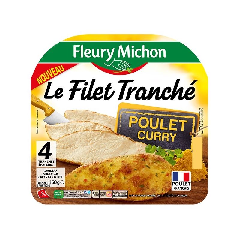 Fleury Michon Fm Flt Tranc Plet Curr 4T 150G