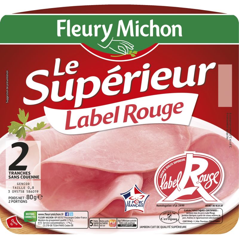 Fleury Michon Fm Jbn Sup Label R Sc 2 Tr 80G