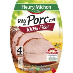 Fleury Michon Fm Roti Porc Cuit 4 Tr 160G
