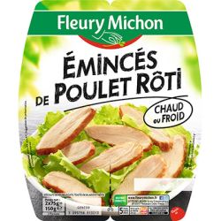 Fleury Michon 2X75G Eminces De Poulet Roti