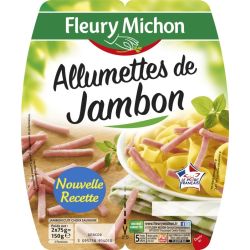 Fleury Michon 2X75G Allumettes Jambon Cuit