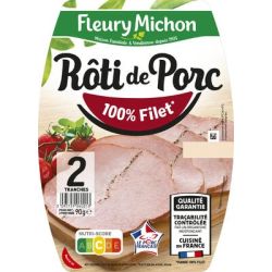 Fleury Michon Fm Roti Porc Ss.S Nitri 2T 90G