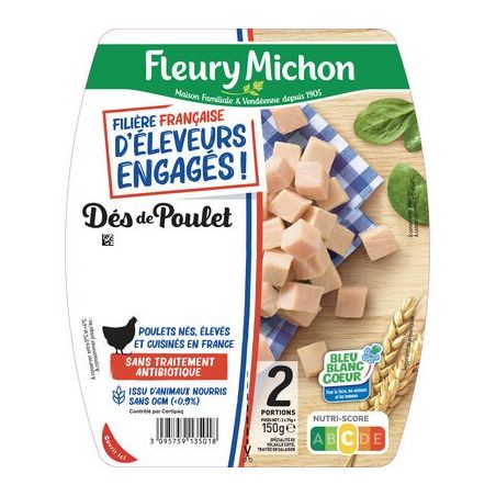 Fleury Michon 150G Des De Poulet J Aime