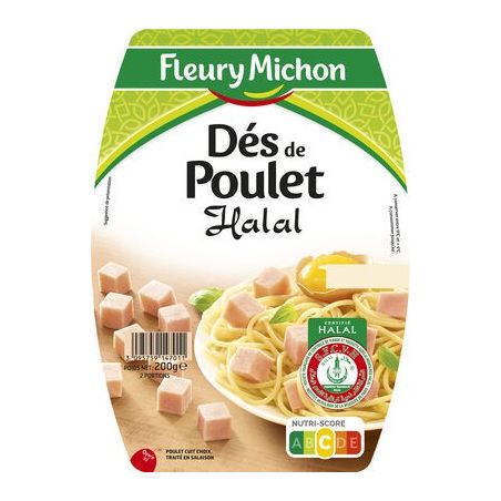 Fleury Michon 200G Des De Poulet Halal F.Mic