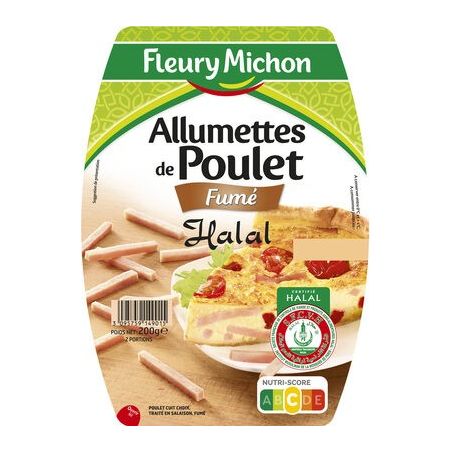 Fleury Michon Fm Allumet. Plt Fum Halal2X100