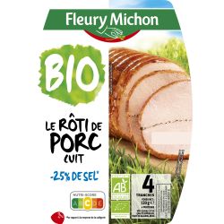 Fleury Michon Fm 4T Roti Porc Sup Bio Tsr120