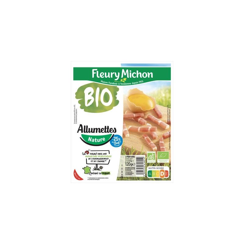 Fleury Michon Fm Allumettesnatur Bio Tsr2X60