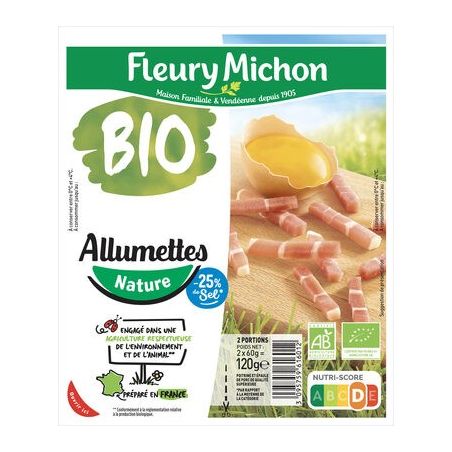 Fleury Michon Fm Allumettesnatur Bio Tsr2X60