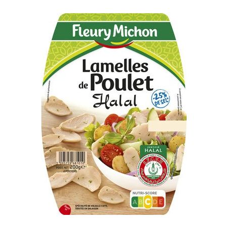 Fleury Michon 200G Lamelles Plt Halal Tsr Fm