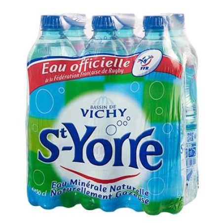 St Yorre Eau Gazeuse Bassin De Vichy : Le Pack 6 Bouteilles 50Cl