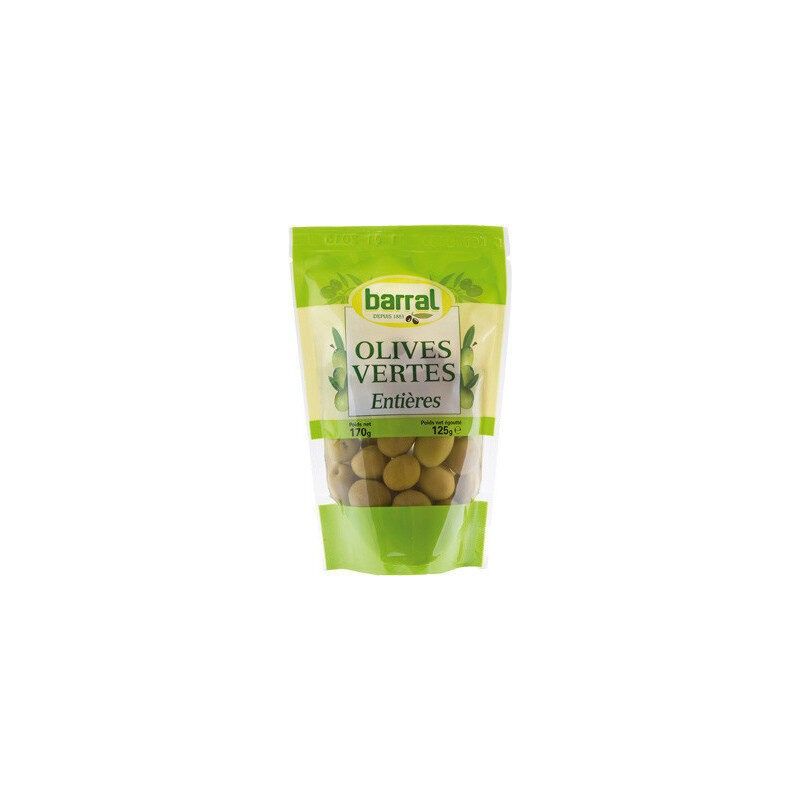 1Er Prix Sachet 125G Olives Vertes Entieres Barral