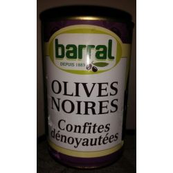 1Er Prix Bx.Olives Noires Confites Denoyautees 160G Barral