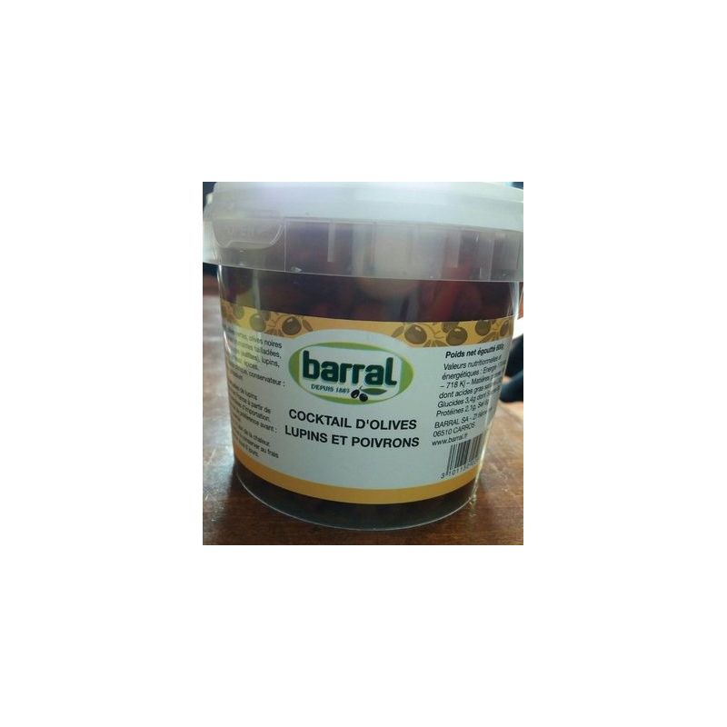 Carrefour 600G Olive Cocktail Lupin