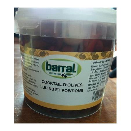 Carrefour 600G Olive Cocktail Lupin