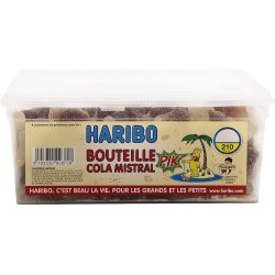 Haribo Bonbon Fantaisie Acidifié Bouteille Cola Mistral Pik X 210 Pièces 1,197 Kg