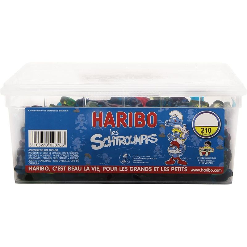 Haribo Schroumpfs Boîte De 210 - 1176G