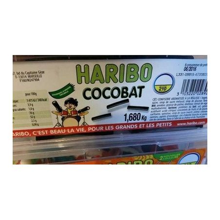 Haribo Bte 210 Cocobat 0.05E