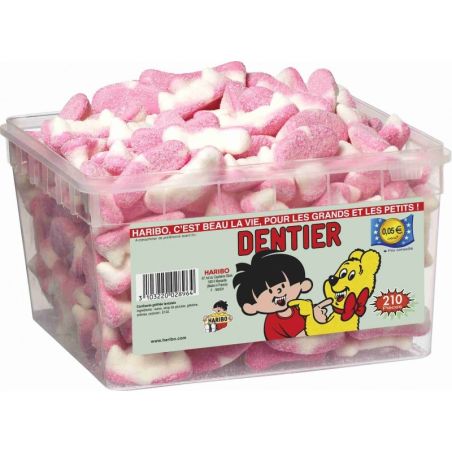 Haribo Tubo 210 Dentiers 0Ï05