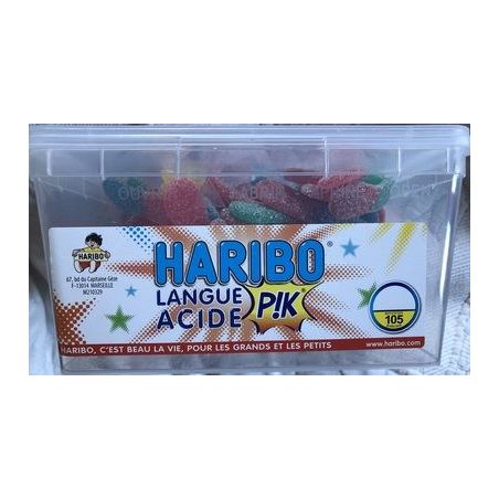 Haribo Tubo 105 Langue Acide Pik 0Ï10