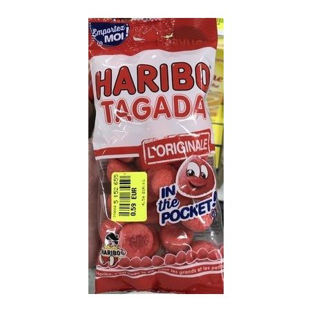 Haribo 130G Tagada Sachet