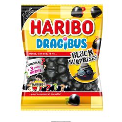 Haribo Bonbons Dragibus Black Surprises Édition Limitée : Le Sachet De 280G