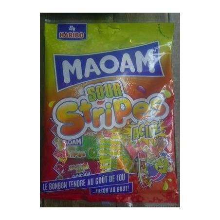 Haribo 200G Maoam Stripes Sour