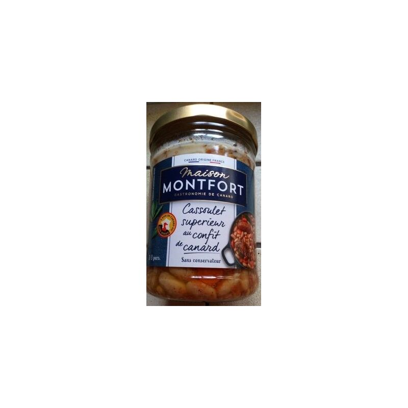 Maison Montfort Monf Cassou Confit Canard 750G