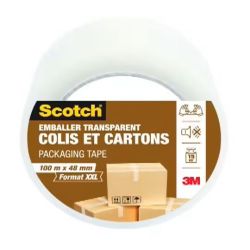 Scotch Ruban Adhésif Colis Et Cartons Transparent 100X48Mm