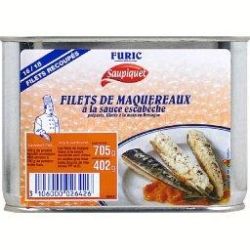 Saupiquet Furic Filets De Maquereaux À La Sauce Escabèche 4/4