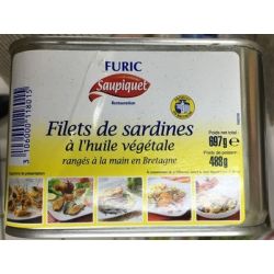 Saupiquet Furic Flt Sardine H/Citron4/4