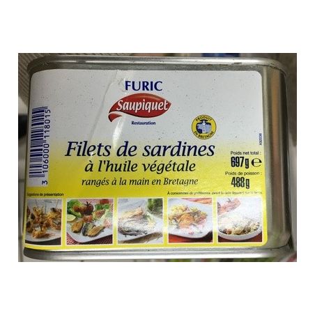Saupiquet Furic Flt Sardine H/Citron4/4