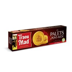 Traou Mad De Pont-Aven Biscuits Palets Bretons : Le Paquet 8 - 130 G