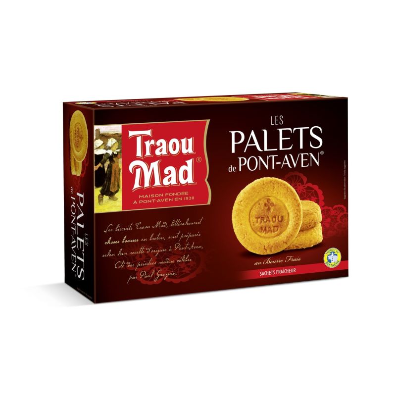 Traou Mad De Pont-Aven Biscuits Sablés Bretons : La Boite 18 - 300 G