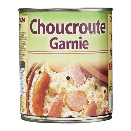 Pp No Name 4/4 Choucroute Garnie 800G