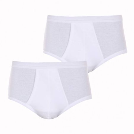 Eminence Lot De 2 Slips Taille Haute Blanc 4