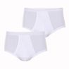 Eminence Lot De 2 Slips Taille Haute Blanc 5