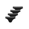Athena Slip Homme Noir T4 : Le Lot De 4 Slips