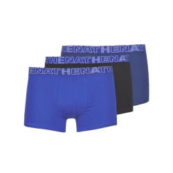 Athena Boxer Homme Bleu/Noir T7 : Le Lot De 3 Boxers
