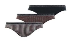 Athena Slip Homme Rouge Taille Basse Tonic T7 : Le Lot De 3 Slips