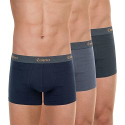 Eminence Boxer Homme Noir Sélection Taille M : Le Lot De 3 Boxers