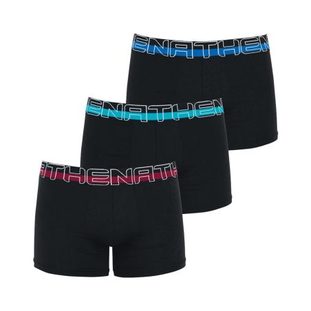 Athena Lot De 3 Boxers Seconde Peau Noir Taille T2