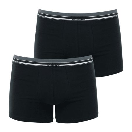 Athena Lot De 2 Boxers Homme Duo Eco Noir/Noir T4