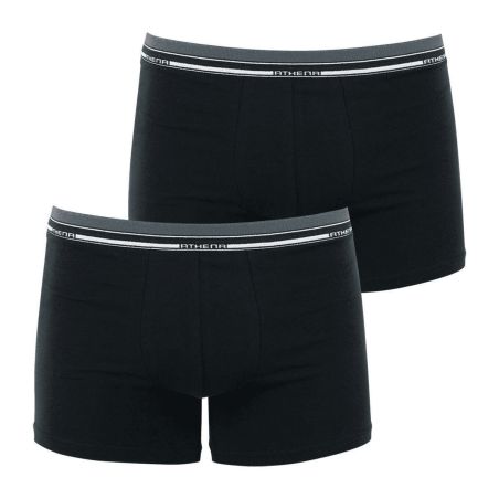 Athena Lot De 2 Boxers Homme Duo Eco Noir/Noir T5
