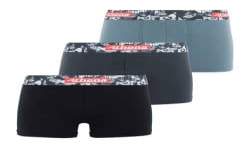 Athena Lot De 3 Boxers Garçon Color Enfant Noir/Gris/Noir Taille 6/8Ans