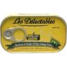 Les Délectables Sardines À L'Huile D'Olive Vierge Extra 125 G (Égoutté : 90 G)
